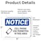 Signmission Cell Phone Use Permitted In This Area, 5 in W x Rectangle, Vinyl Decal OS-2PACK-NS-D-35-L-15321 - alternate 3